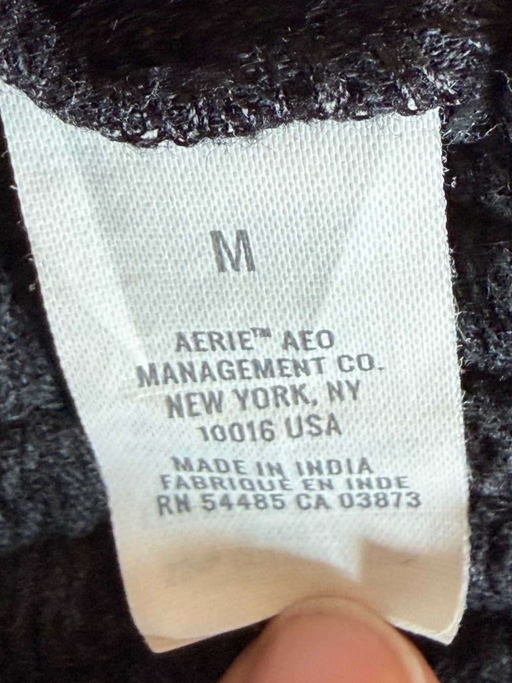 Aerie Smocked High Waisted Black Shorts Size Medium - Picture 5 of 6